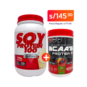 SOY PROTEIN 100 + BCAA’S